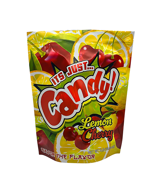 25 Pack - 15 × 12 Large Mylar Bags, Lemon Cherry Design
