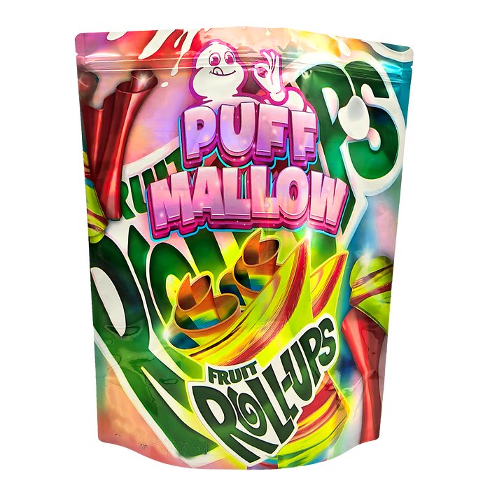 25-Pack 1lb Unique Mylar Bags - plush Mallow Sour Belts
