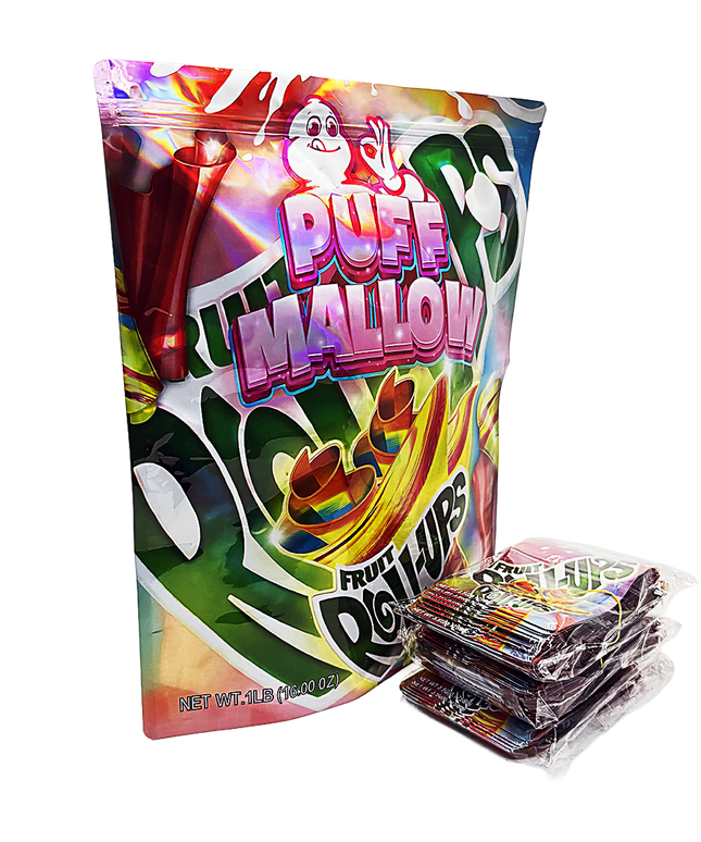 1lb Graphic Mylar Pouches - 12 Pack Large Decorative Storage Bags