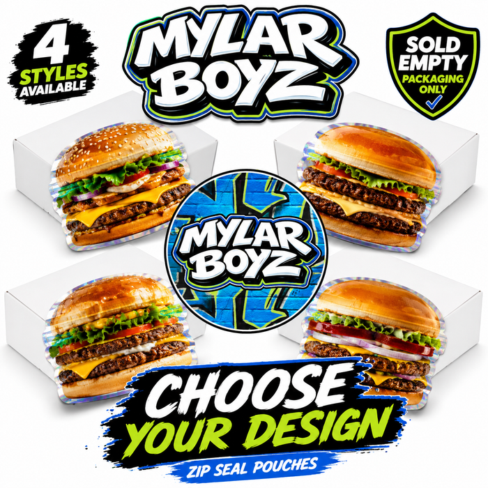 12 Pack - Hamburger-Themed Gift Box Set – Choose 1 of 4 Styles