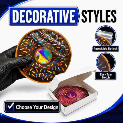 12 Pack - Donut-Themed Gift Box Set – Choose 1 of 4 Styles
