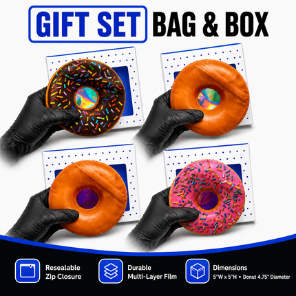 12 Pack - Donut-Themed Gift Box Set – Choose 1 of 4 Styles