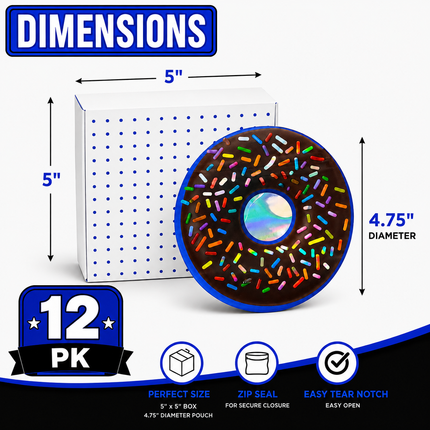 12 Pack - Donut-Themed Gift Box Set – Choose 1 of 4 Styles