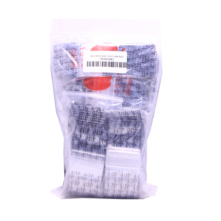 Mylar Bags, herb Mylar Bags, , Where to buy mylar bags, Custom mylar bags near me, Mylar Bags Wholesale. Clear plastic bag with a label on a white background