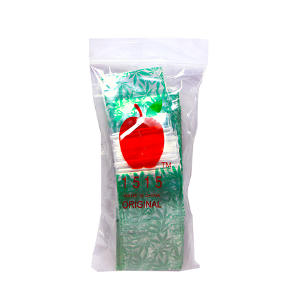 Mylar Bags, herb Mylar Bags, , Where to buy mylar bags, Custom mylar bags near me, Mylar Bags Wholesale. Pack of 1315 brand straws with a red apple logo on a white background