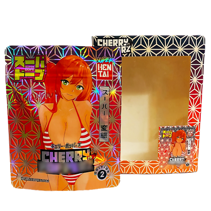 25 Pack 3.5g Mylar Bags & Window Boxes – Cherry Popperz Design