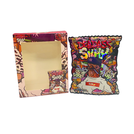 25 Pack 3.5g Deadass Silky Shaped Bags & Boxes