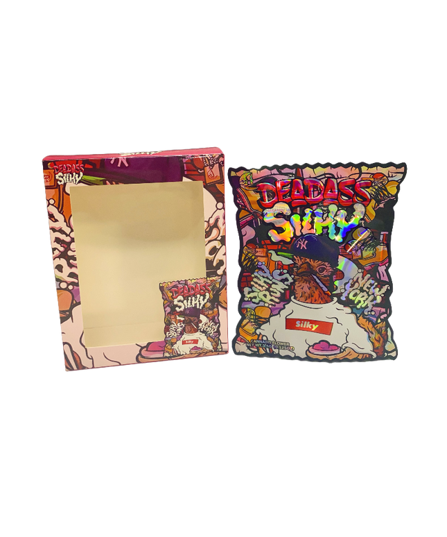 25 Pack 3.5g Deadass Silky Shaped Bags & Boxes