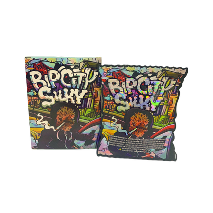 25 Pack 3.5g Bipcity Silky Shaped Bags & Window Boxes
