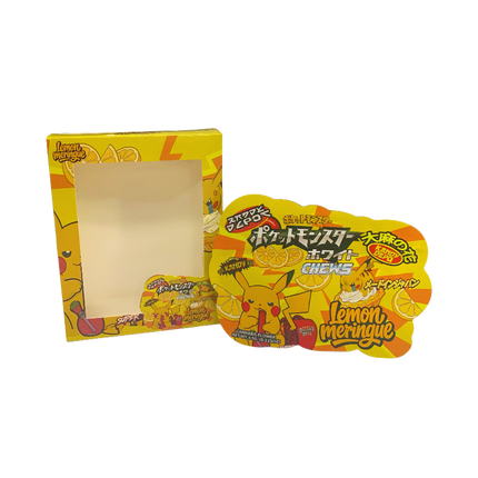 25 Pack 3.5g Lemon Meringue Shaped Bags & Window Boxes
