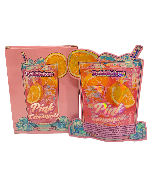 3.5g Shaped Foil Bags with Window Display - 25 Pack