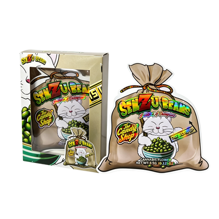 3.5g Shaped Foil Packaging Bags – 25 Pack
