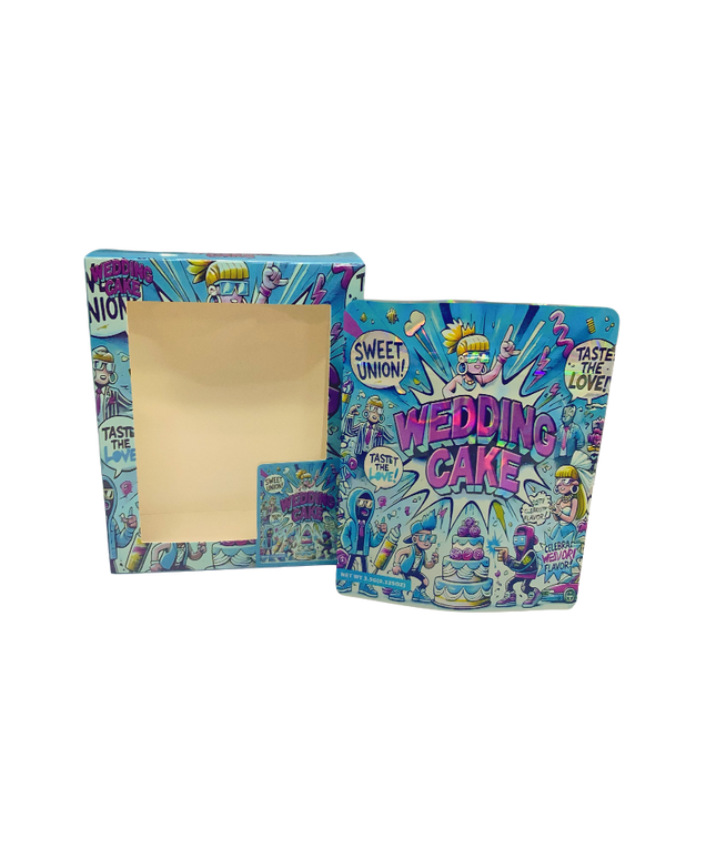 3.5g Shaped Bags & Window Display Boxes - 25 Pack