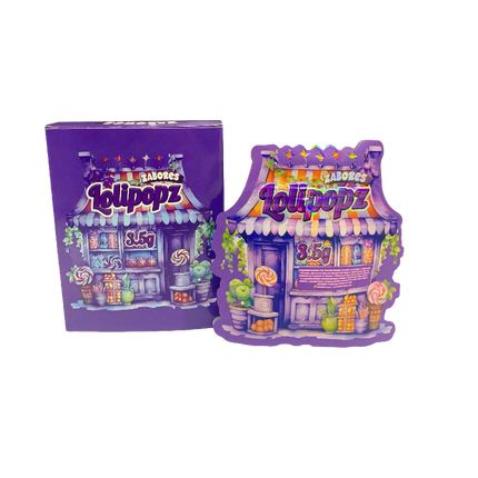 3.5g Shaped Foil Bags with Viewing Boxes - 25 Pack