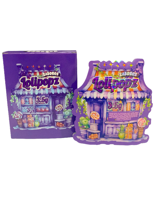 3.5g Shaped Foil Bags with Viewing Boxes - 25 Pack