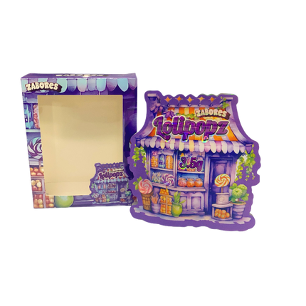 3.5g Shaped Foil Bags with Viewing Boxes – 25 Pack