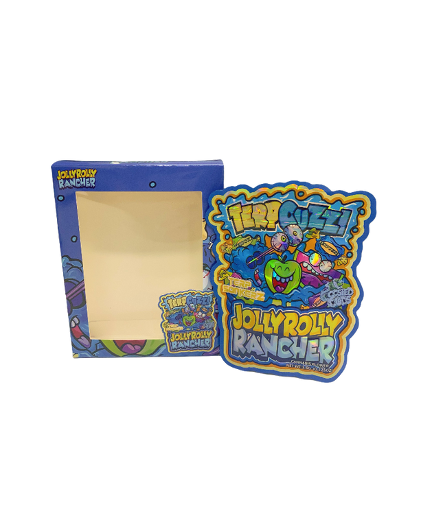 3.5g Shaped Foil Bags with Matching Display Boxes