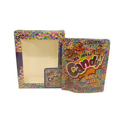 3.5g Shaped Foil Pouches & Display Boxes – 25 Count