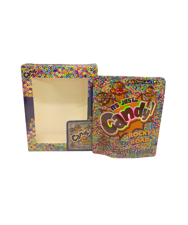 3.5g Shaped Foil Pouches & Display Boxes - 25 Count