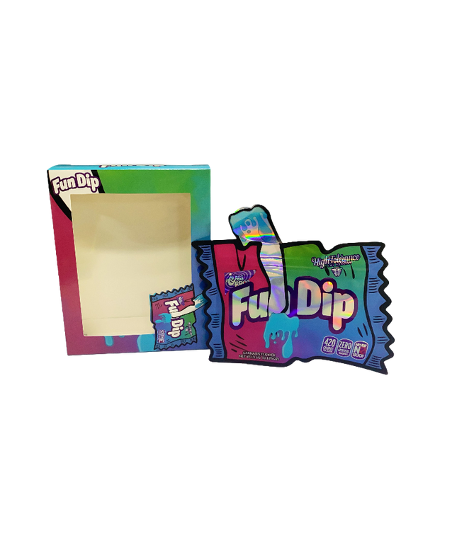 3.5g Shaped Pouch Packaging with Display Boxes - 25 Pack