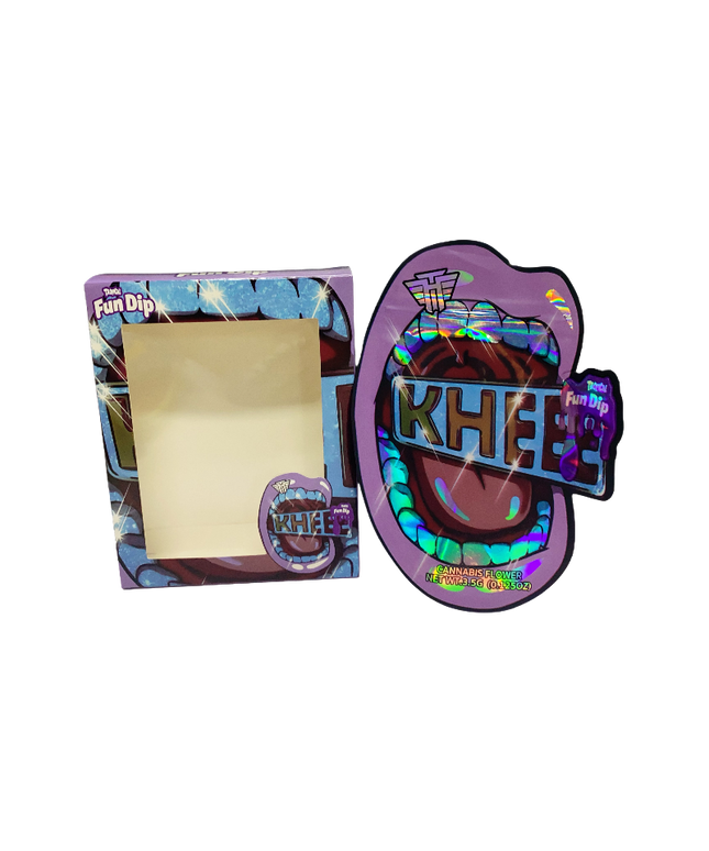 3.5g Shaped Foil Packaging Bags & Boxes - 25 Pack