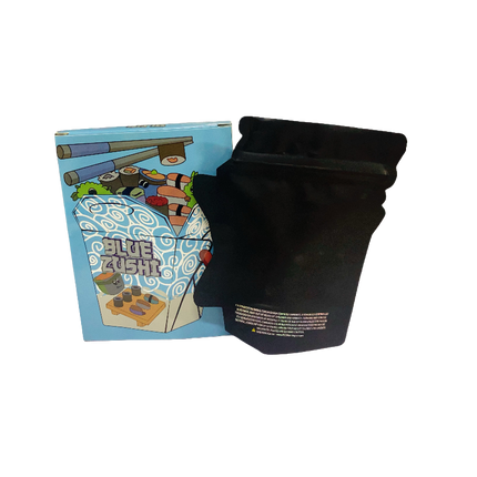 3.5g Shaped Foil Bags with Window Display Boxes - 25 Set