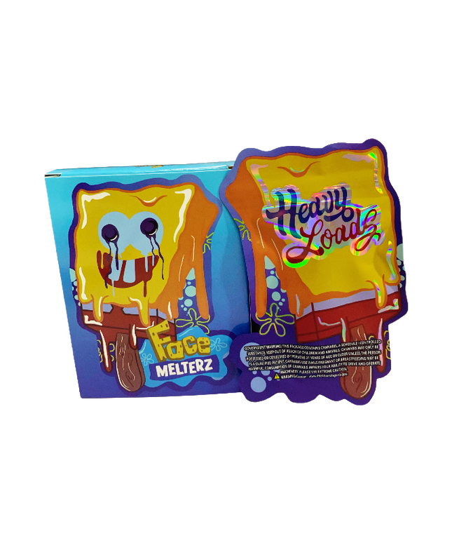 3.5g Shaped Mylar Bags with Window Display Boxes - 25 Pack