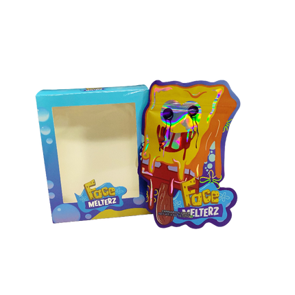 3.5g Shaped Mylar Bags with Window Display Boxes – 25 Pack