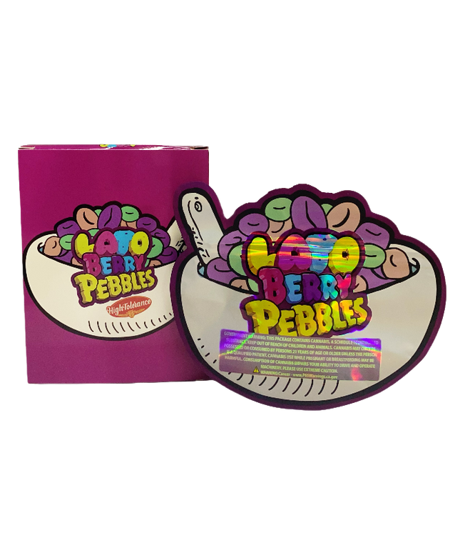 3.5g Shaped Foil Pouches with Viewing Boxes - 25 Pack