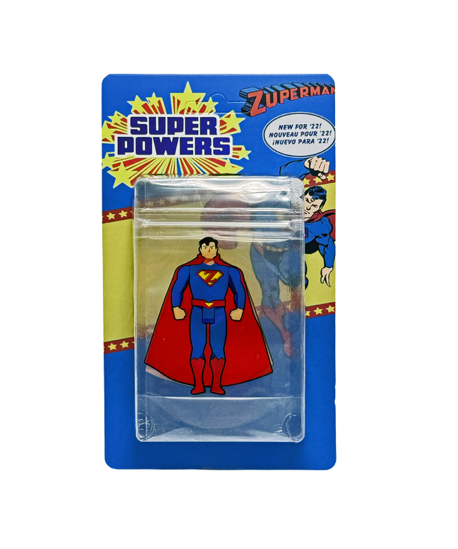 12 Pack 3.5g Blister Pack Carded Storage – Superhero-Inspired Design