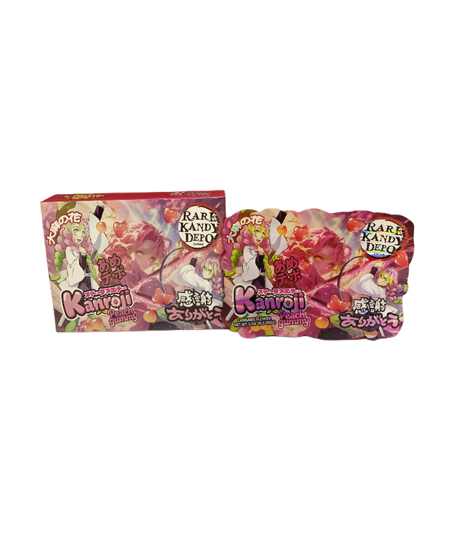 3.5g Shaped Foil Pouch & Box Packaging Set – 25 Pack