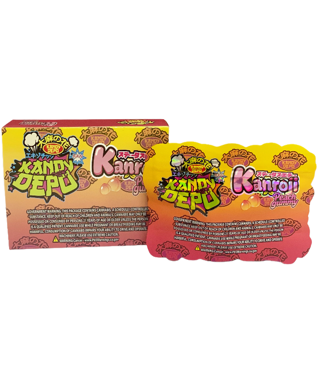 3.5g Shaped Foil Pouch & Box Packaging Set - 25 Pack
