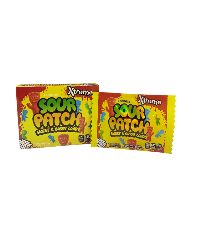 3.5g Shaped Mylar Bags and Boxes - 25 Pack