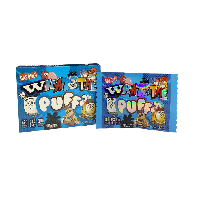 3.5g Shaped Mylar Pouches with Display Boxes - 25 Pack