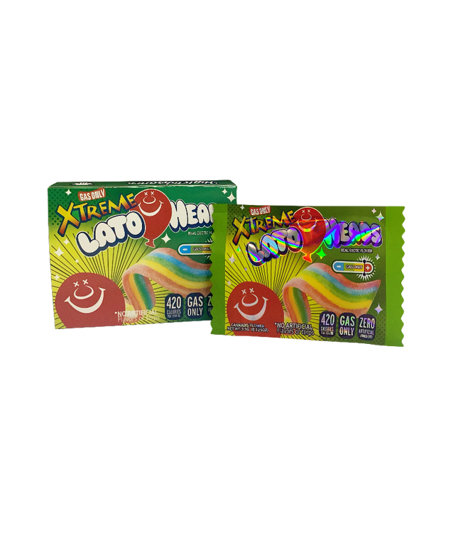 3.5g Shaped Foil Pouches and Display Boxes - 25 Pack