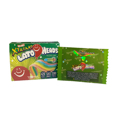 3.5g Shaped Foil Pouches and Display Boxes - 25 Pack