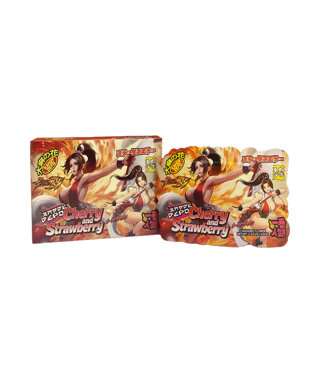 3.5g Shaped Pouch and Box Packaging Bundle - 25 Pack