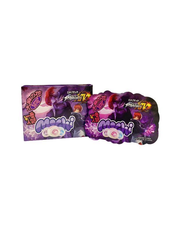 3.5g Shaped Mylar Pouches and Boxes - 25 Pack
