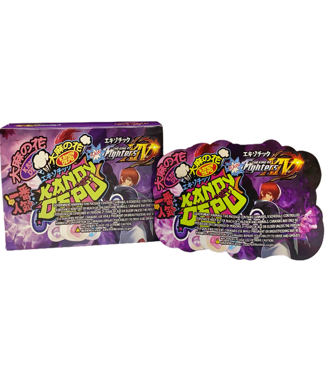 3.5g Shaped Mylar Pouches and Boxes - 25 Pack