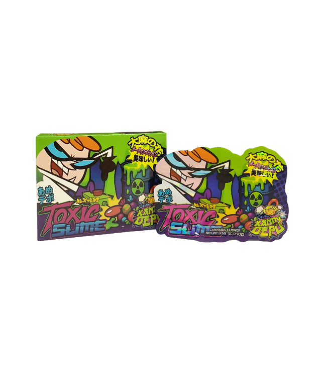 3.5g Shaped Mylar Packaging Bags & Boxes – 25 Pack Set