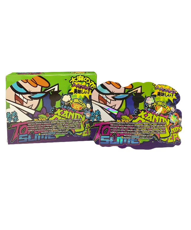 3.5g Shaped Mylar Packaging Bags & Boxes - 25 Pack Set