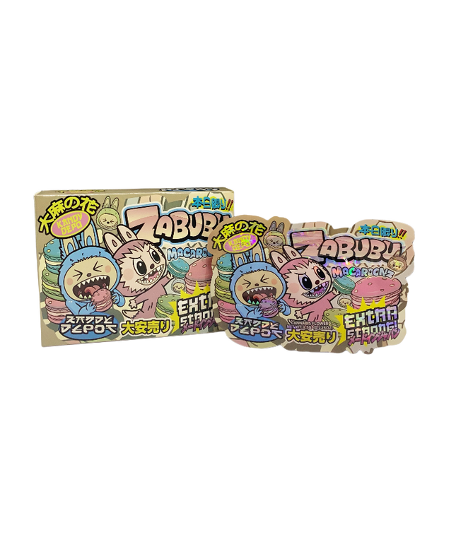 3.5g Shaped Mylar Bag & Display Box Bundle – 25 Pack