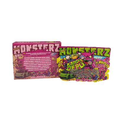 3.5g Shaped Foil Packaging Set - 25 Pouches & Display Boxes