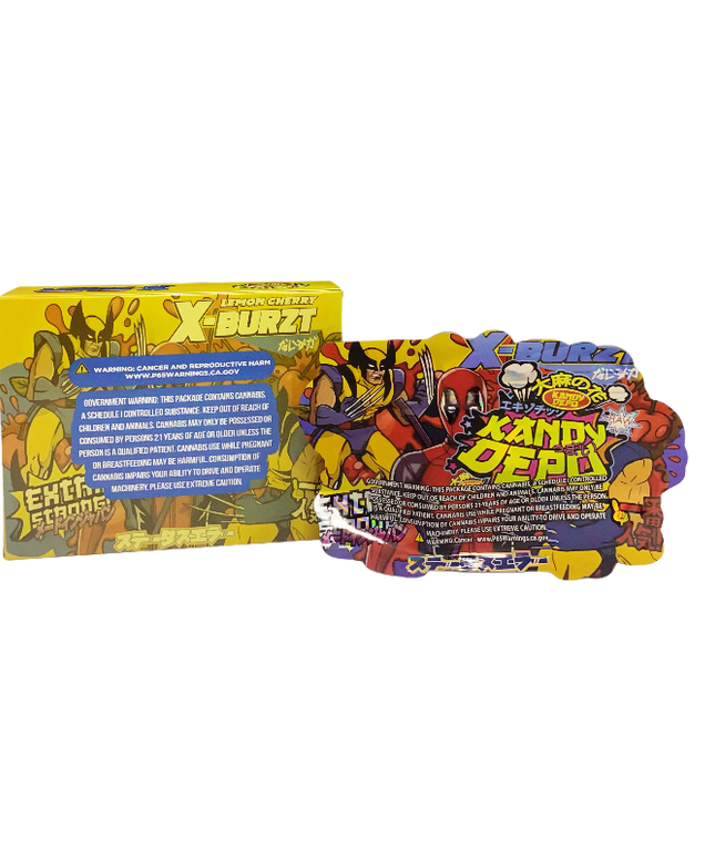 3.5g Shaped Packaging Pouches with Matching Boxes - 25 Pack