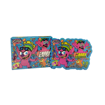 3.5g Shaped Foil Pouches & Matching Display Boxes – 25 Set