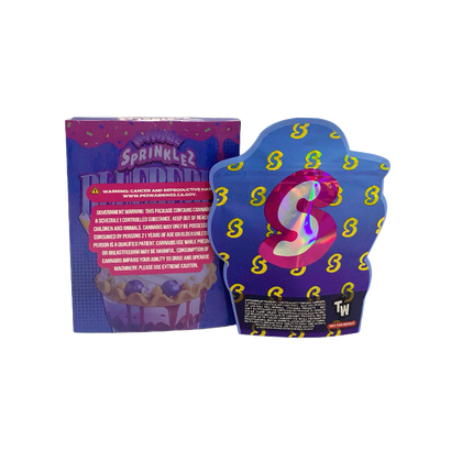 3.5g Shaped Mylar Pouches & Display Boxes - Coordinated 25 Pack