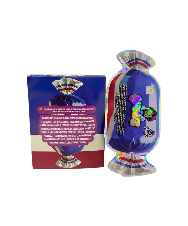 3.5g Shaped Foil Pouches & Matching Display Boxes - 25 Sets