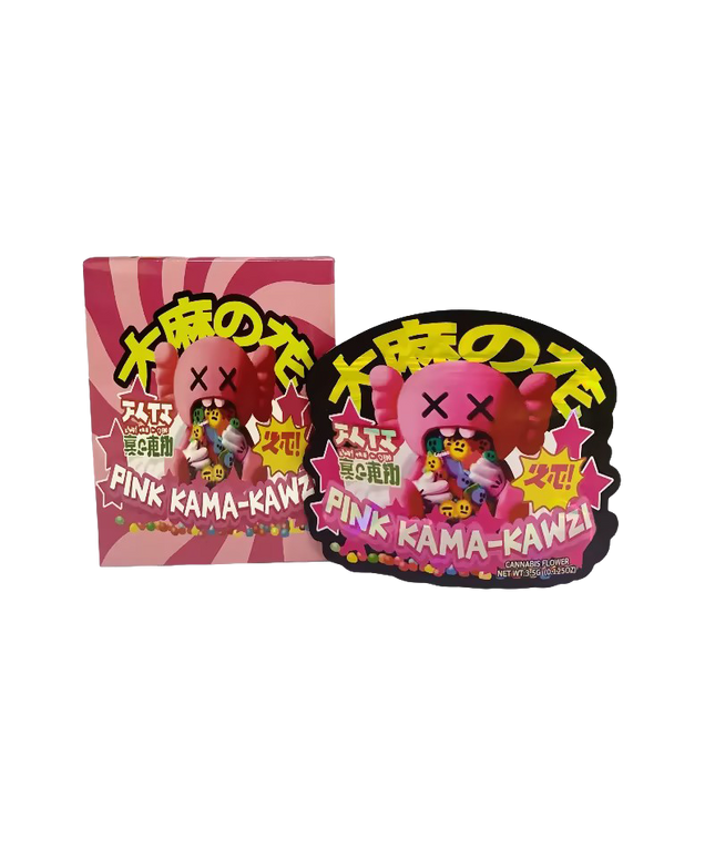 3.5g Shaped Mylar Bags with Matching Boxes – 25 Pack Set