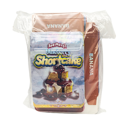 25-Pack 3.5g Shaped Mylar Bags & Boxes - Rainbow Pop Styles 1
