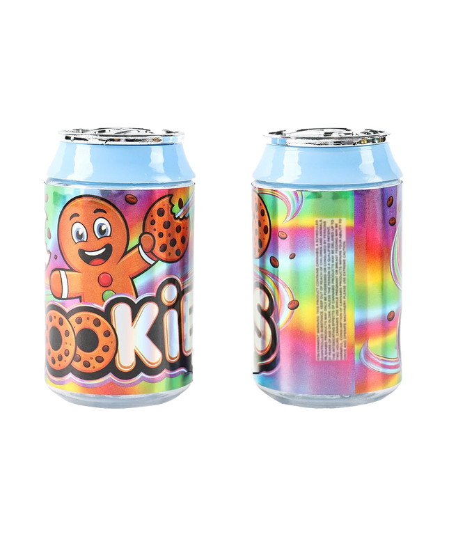 12 Pack Soda Can Style Plastic Storage Containers - Cookie Design